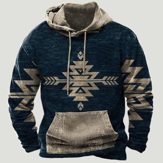 Men's Geometric Hoodie