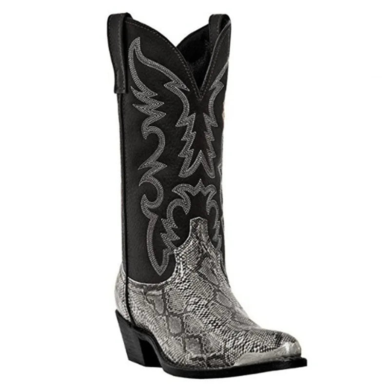 Men's Western Snake Skin Boots